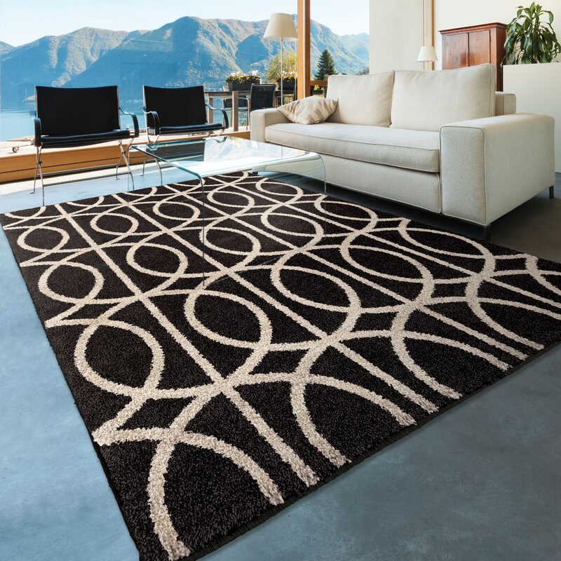 Red Barrel Studio Falmer Black Cream Area Rug Reviews Wayfair